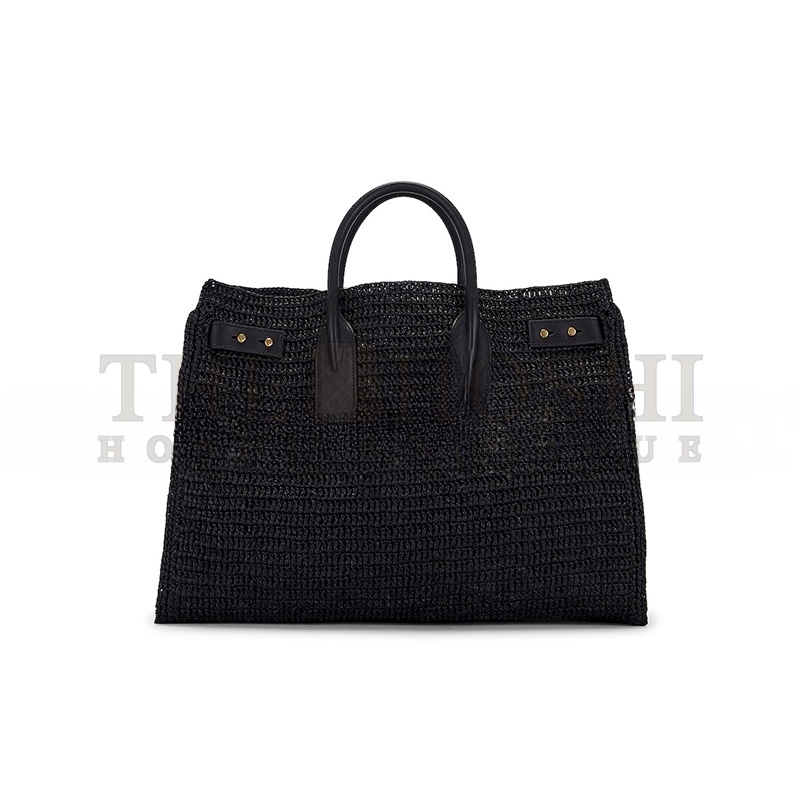 Y51 SAC DE JOUR S*pPLE IN RAFFIA AND LEATHER-MEDIUM 751499GAADY1000 (41*28*13cm) Master Quality